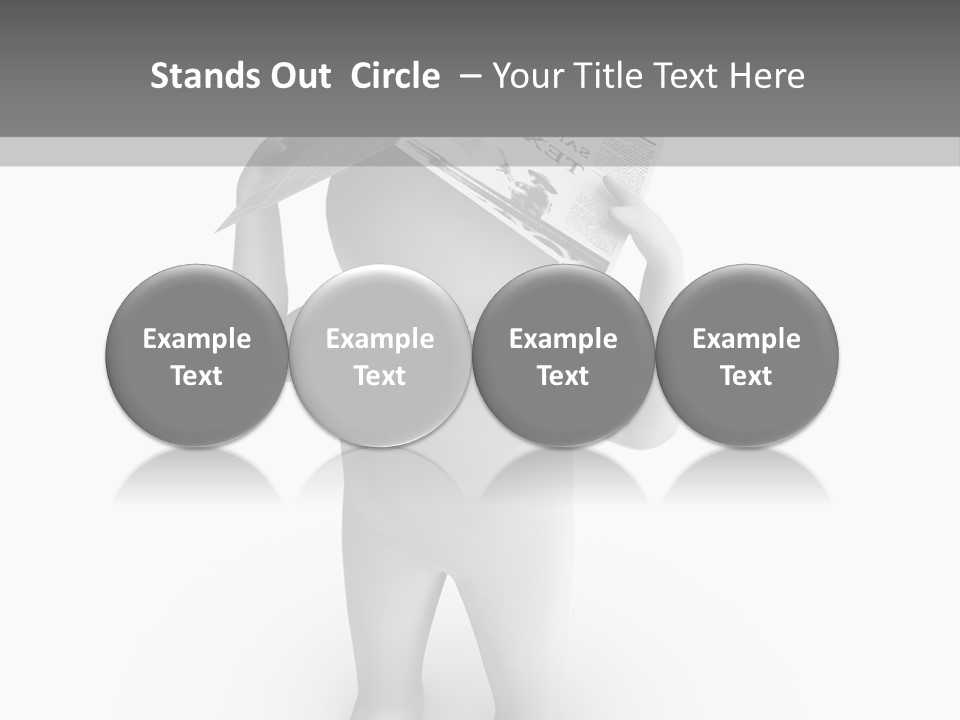 Male Power Confident PowerPoint Template