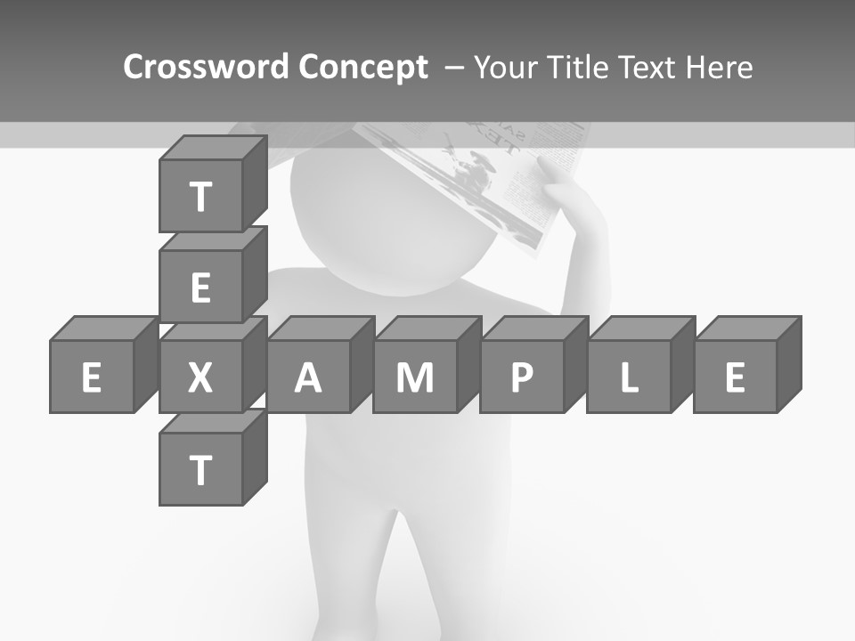 Male Power Confident PowerPoint Template