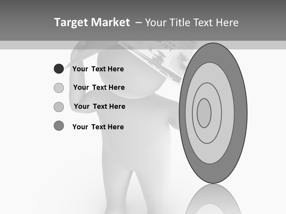 Male Power Confident PowerPoint Template