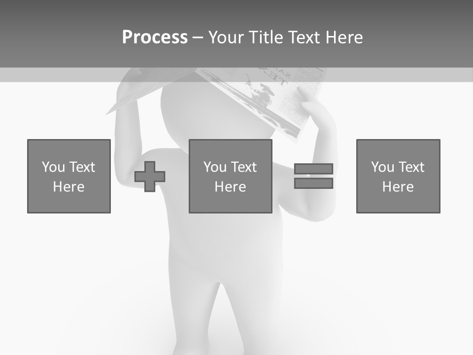 Male Power Confident PowerPoint Template