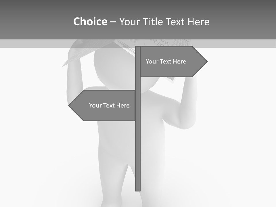 Male Power Confident PowerPoint Template