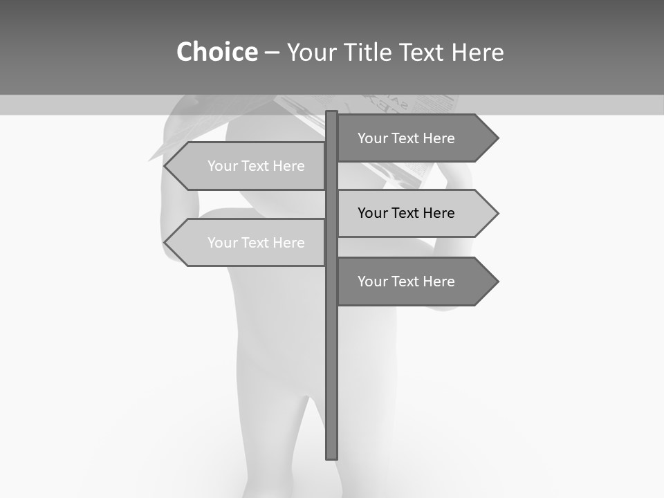 Male Power Confident PowerPoint Template