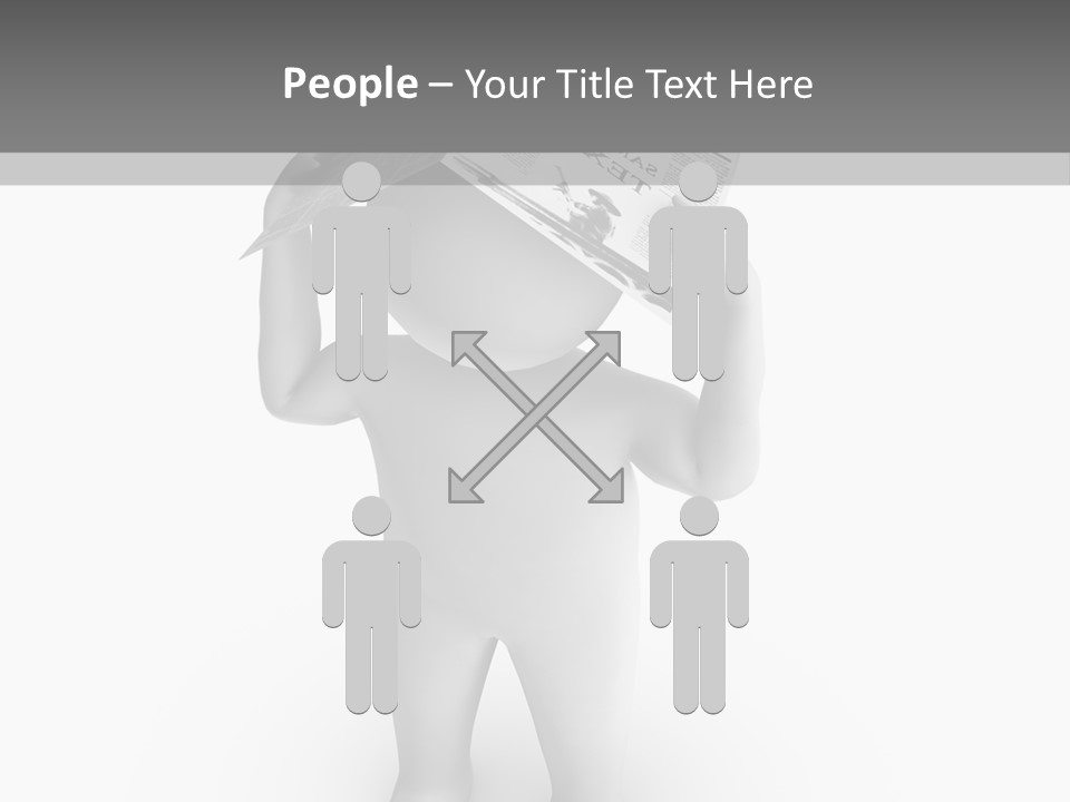 Male Power Confident PowerPoint Template