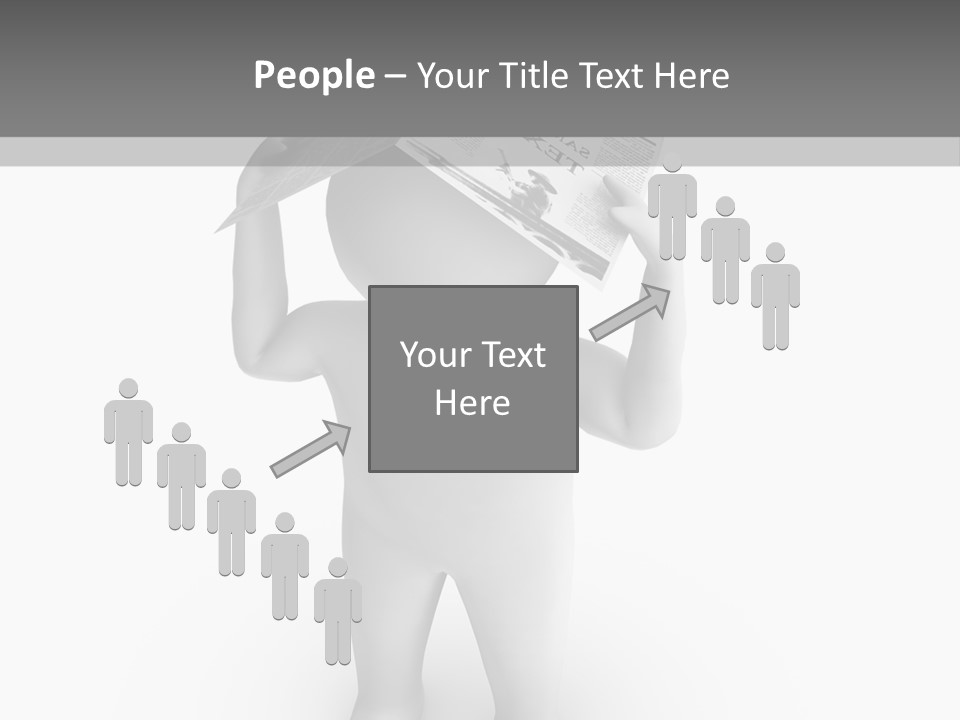 Male Power Confident PowerPoint Template