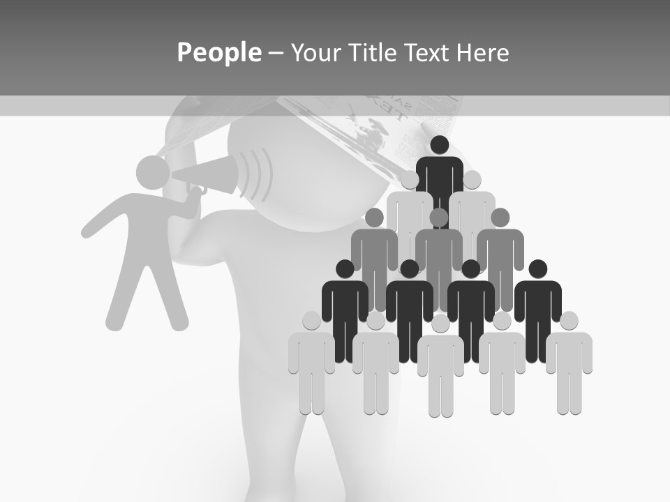 Male Power Confident PowerPoint Template