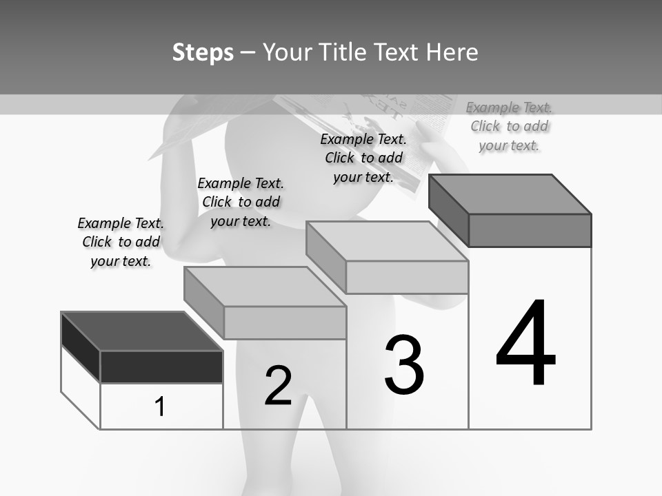 Male Power Confident PowerPoint Template