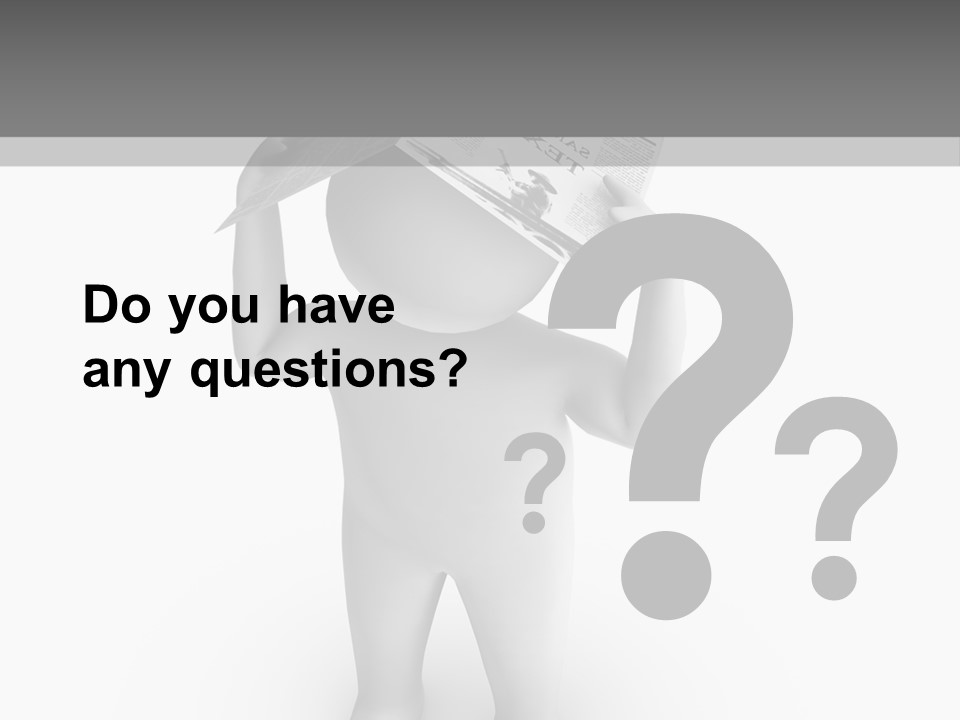 Male Power Confident PowerPoint Template