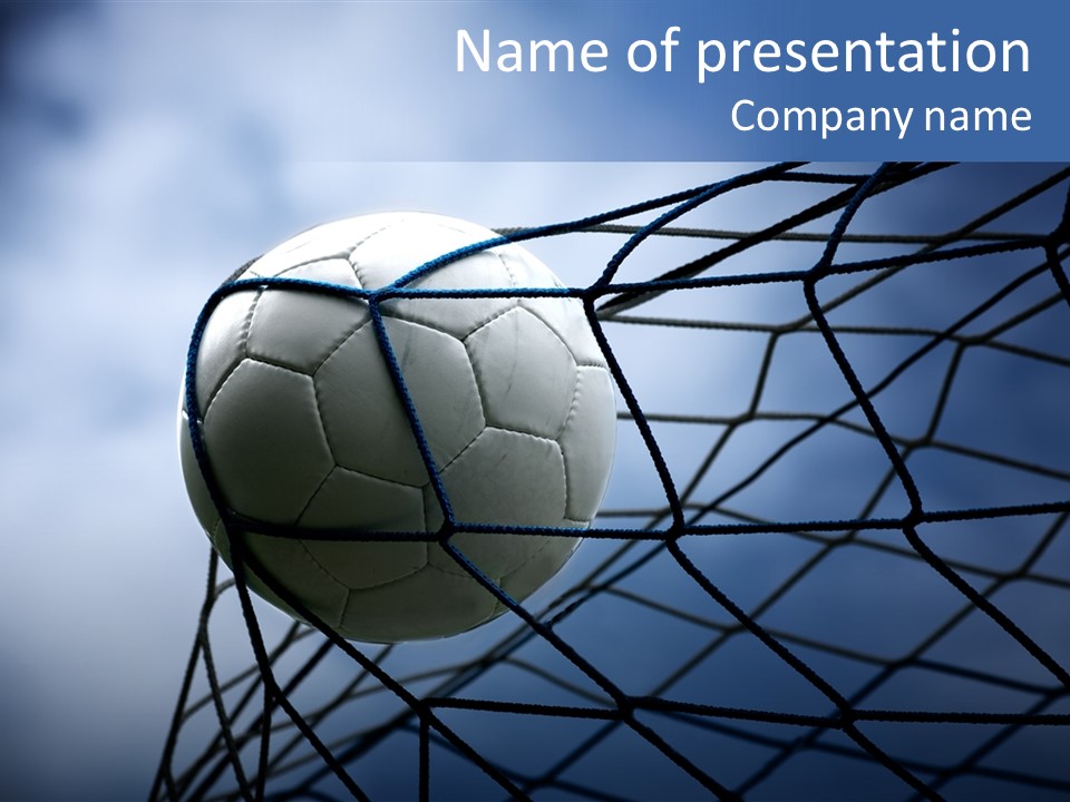 Game Grass Stadium PowerPoint Template