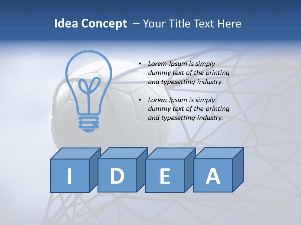 Game Grass Stadium PowerPoint Template