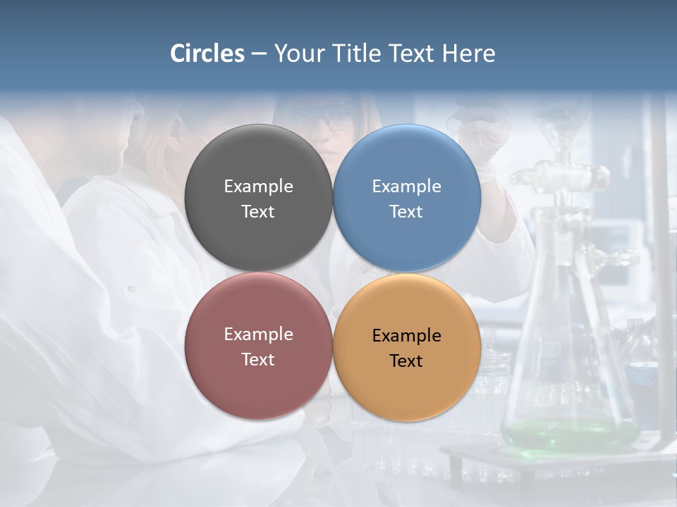 Scientist Medicine Three PowerPoint Template