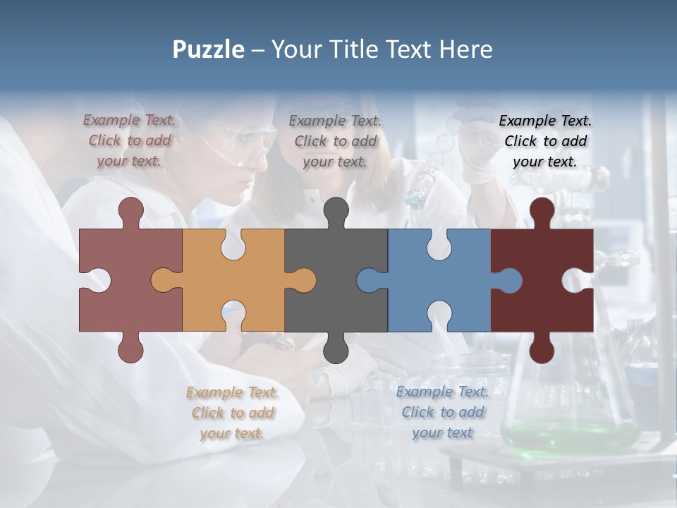 Scientist Medicine Three PowerPoint Template