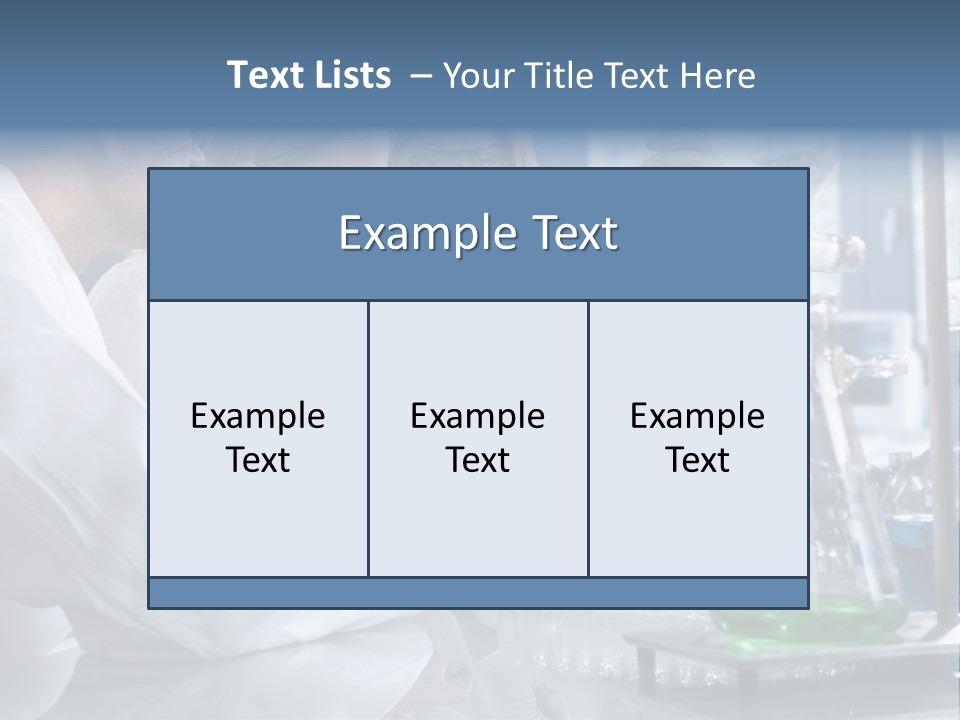 Scientist Medicine Three PowerPoint Template