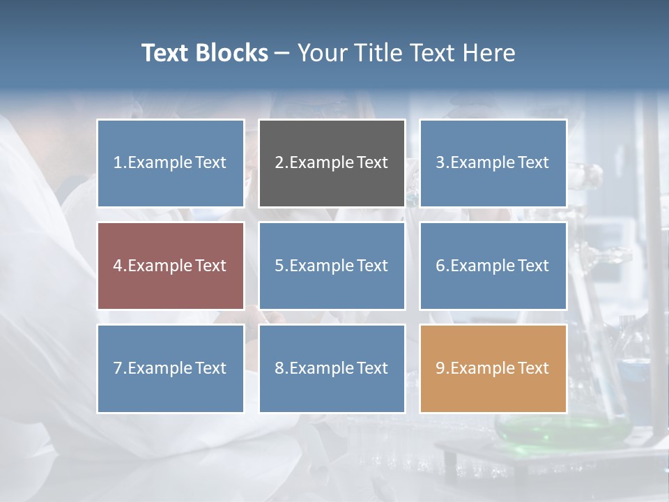 Scientist Medicine Three PowerPoint Template