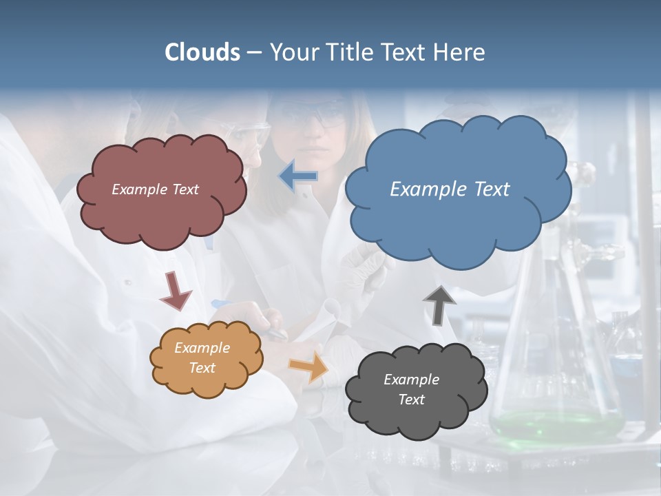 Scientist Medicine Three PowerPoint Template