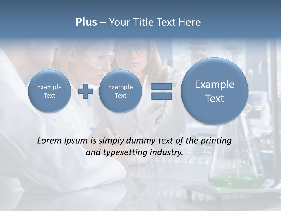 Scientist Medicine Three PowerPoint Template