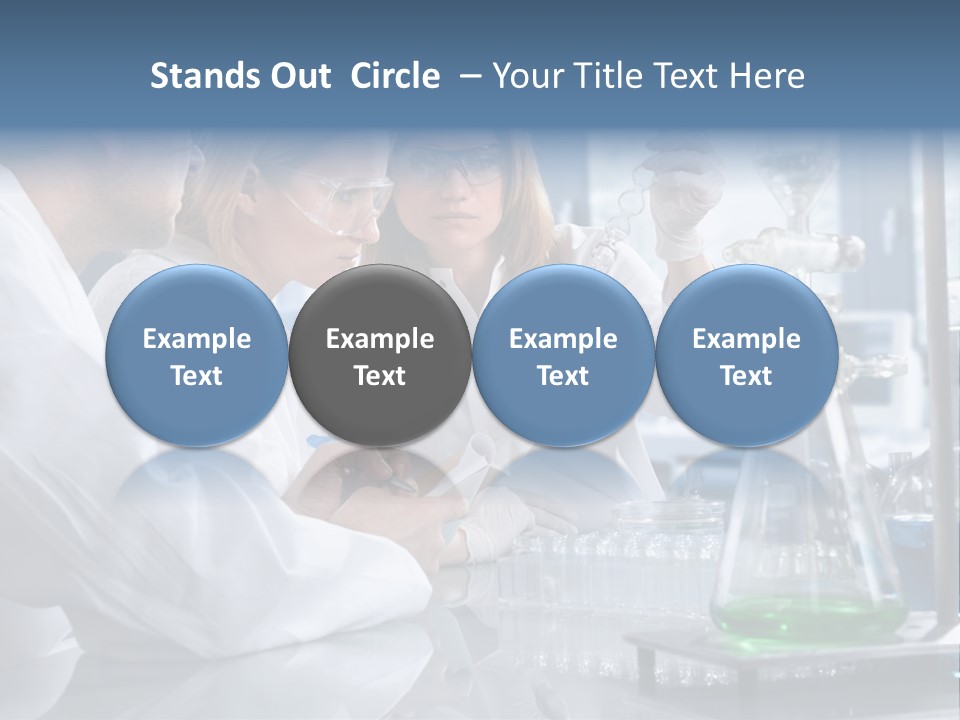 Scientist Medicine Three PowerPoint Template