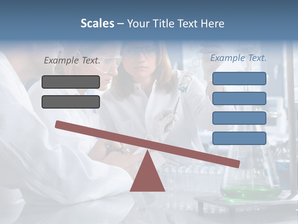 Scientist Medicine Three PowerPoint Template