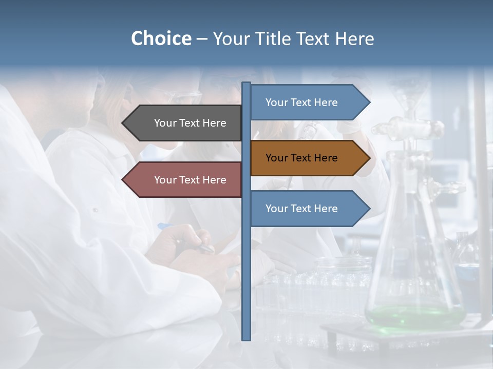 Scientist Medicine Three PowerPoint Template