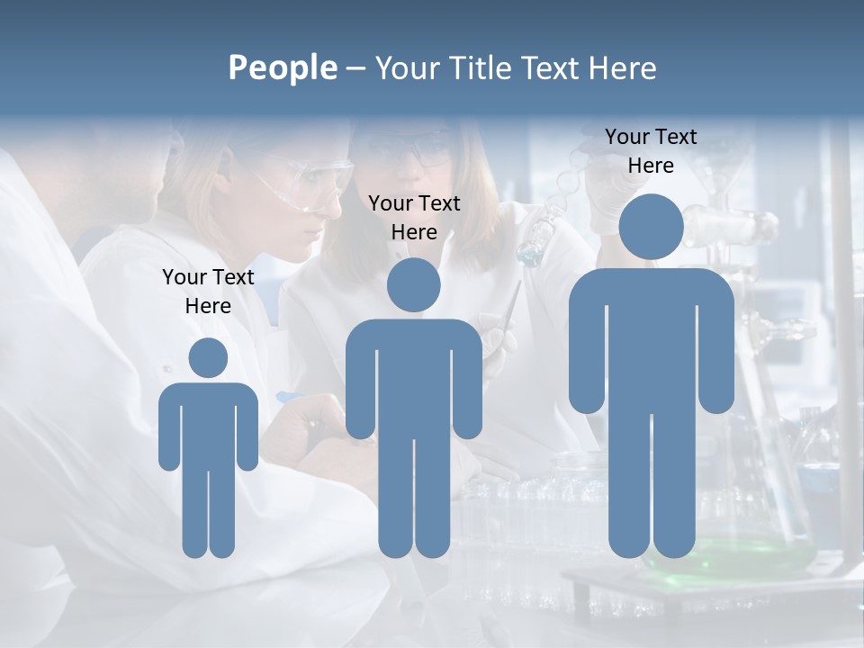 Scientist Medicine Three PowerPoint Template
