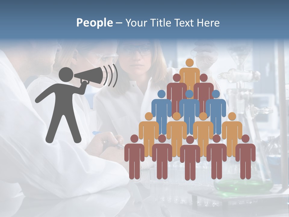 Scientist Medicine Three PowerPoint Template