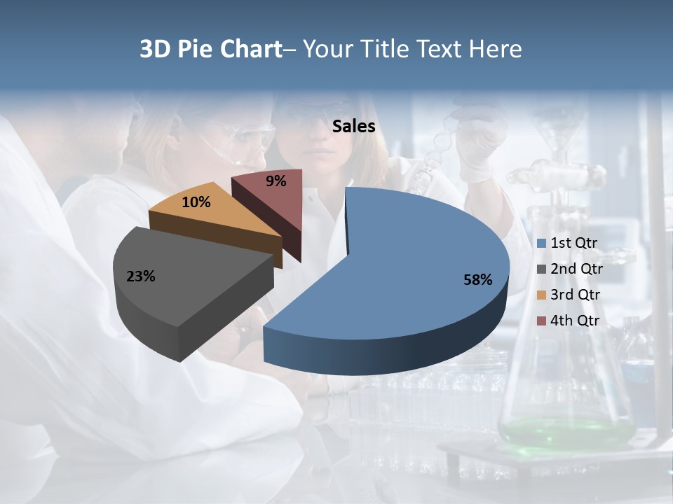 Scientist Medicine Three PowerPoint Template