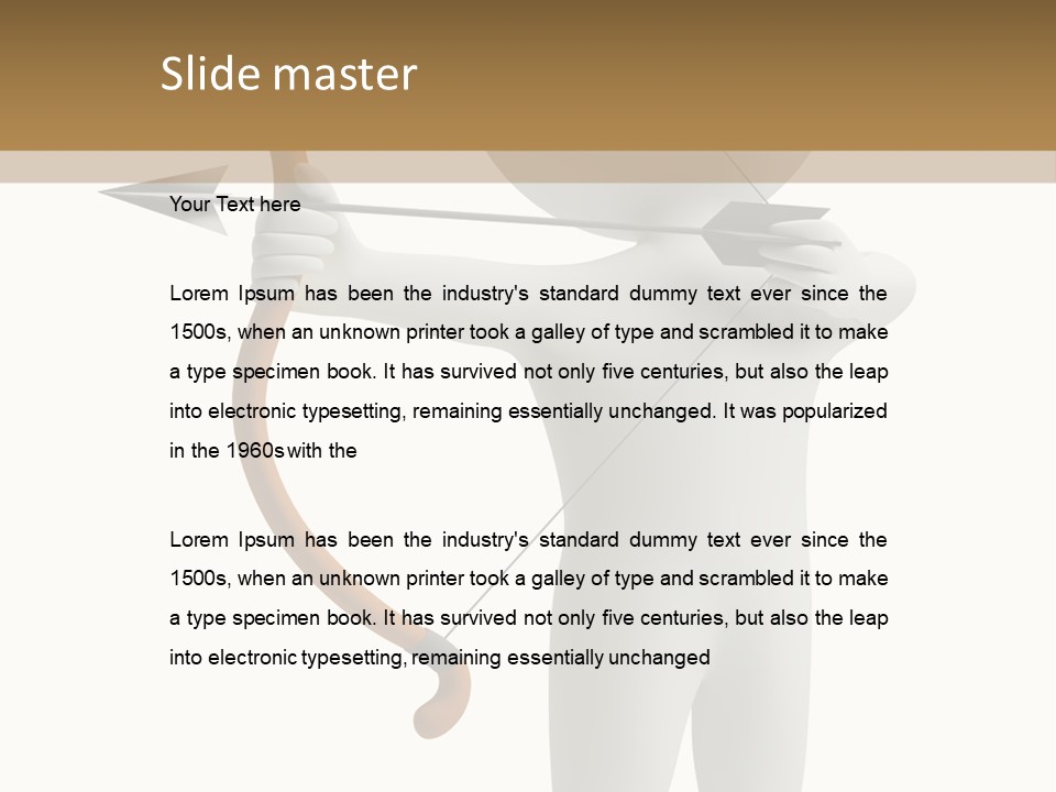 Hunt Accuracy Target PowerPoint Template