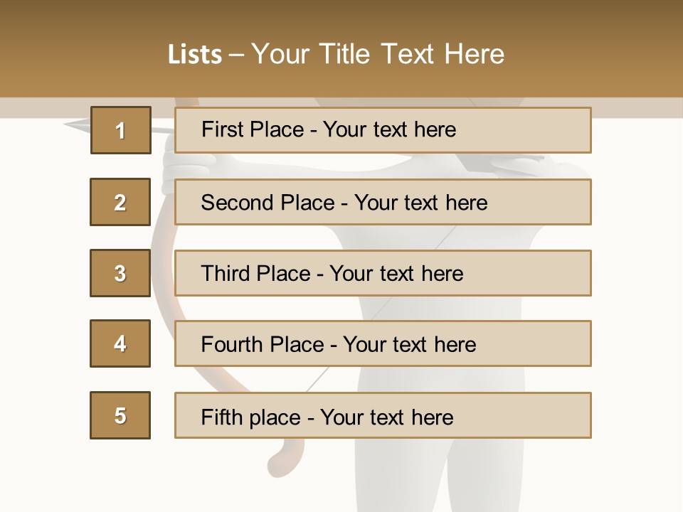 Hunt Accuracy Target PowerPoint Template
