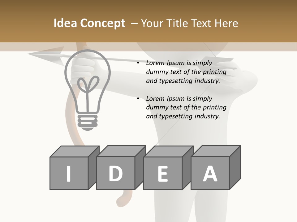 Hunt Accuracy Target PowerPoint Template