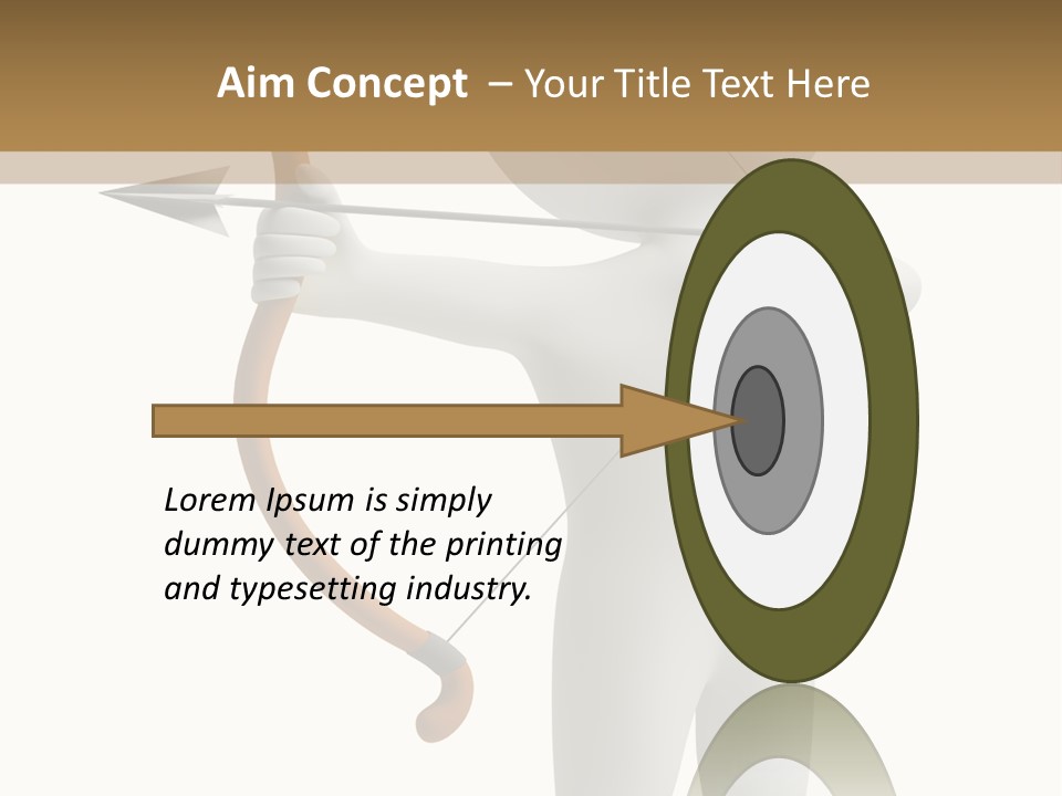 Hunt Accuracy Target PowerPoint Template