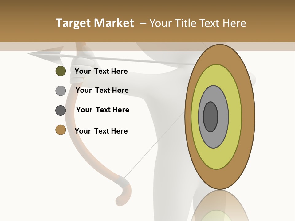 Hunt Accuracy Target PowerPoint Template