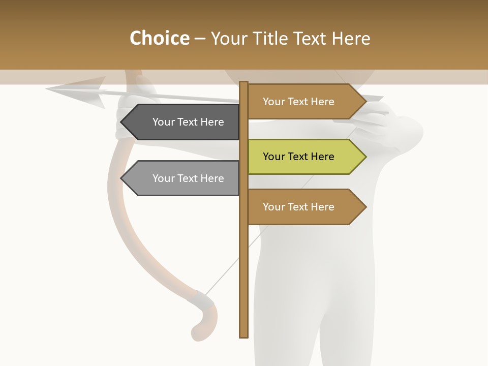 Hunt Accuracy Target PowerPoint Template