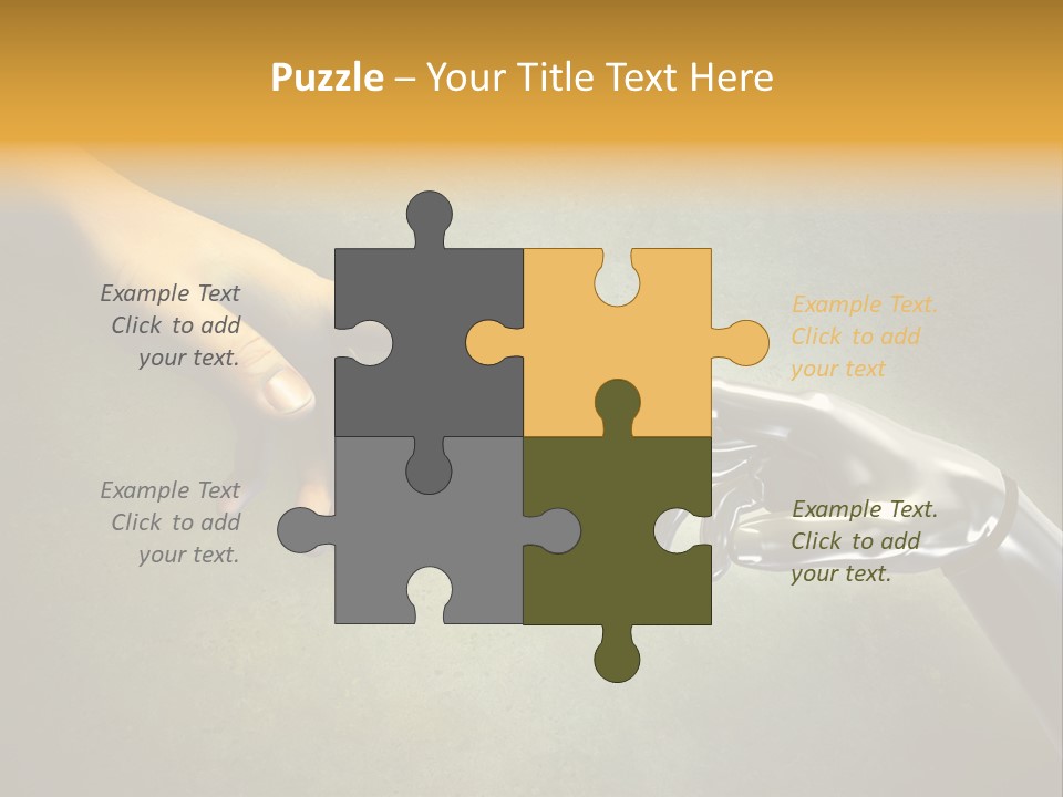 Robot Texture Skin PowerPoint Template