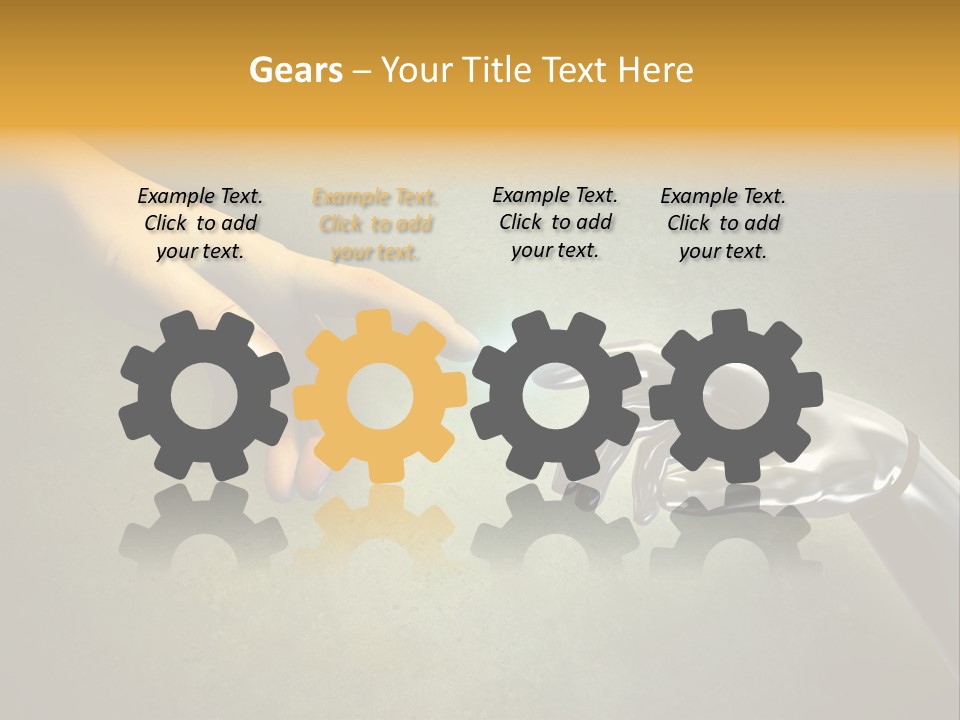 Robot Texture Skin PowerPoint Template