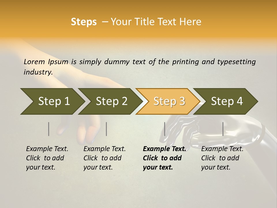 Robot Texture Skin PowerPoint Template