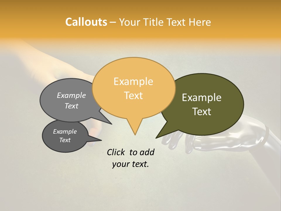 Robot Texture Skin PowerPoint Template