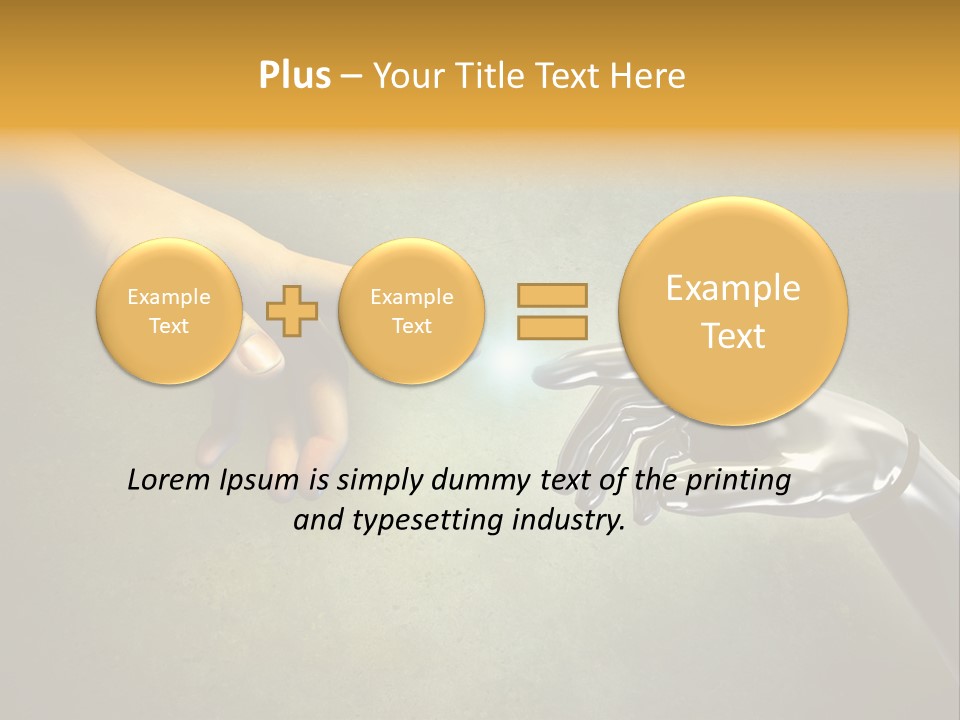 Robot Texture Skin PowerPoint Template