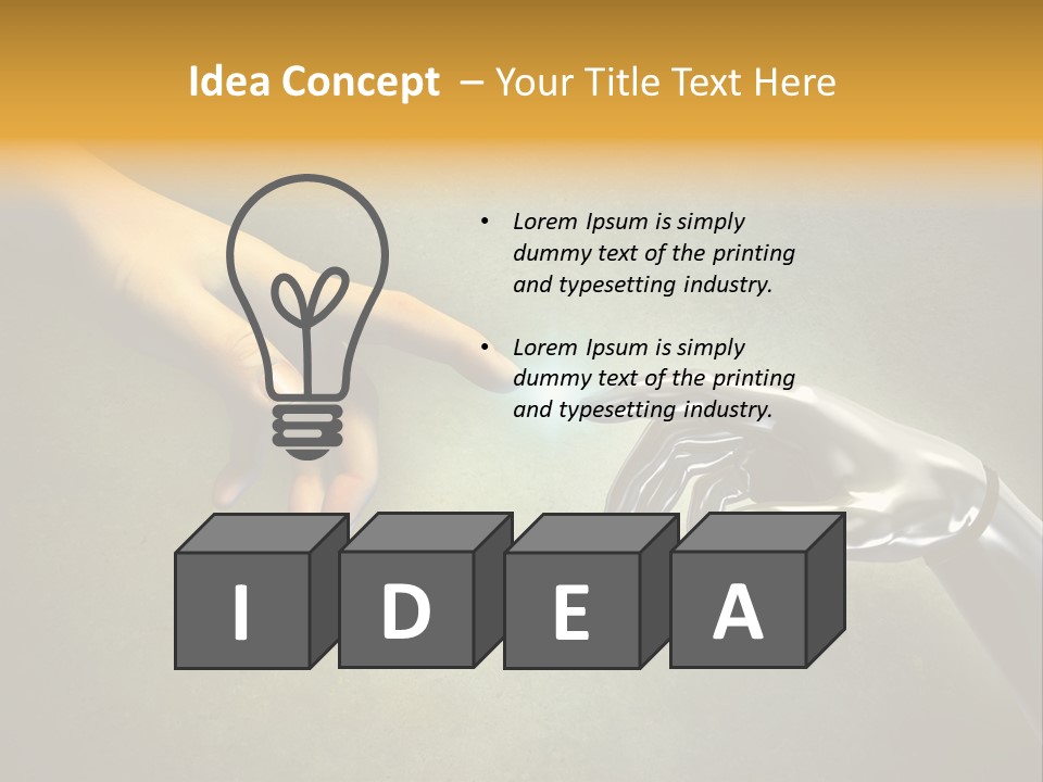 Robot Texture Skin PowerPoint Template