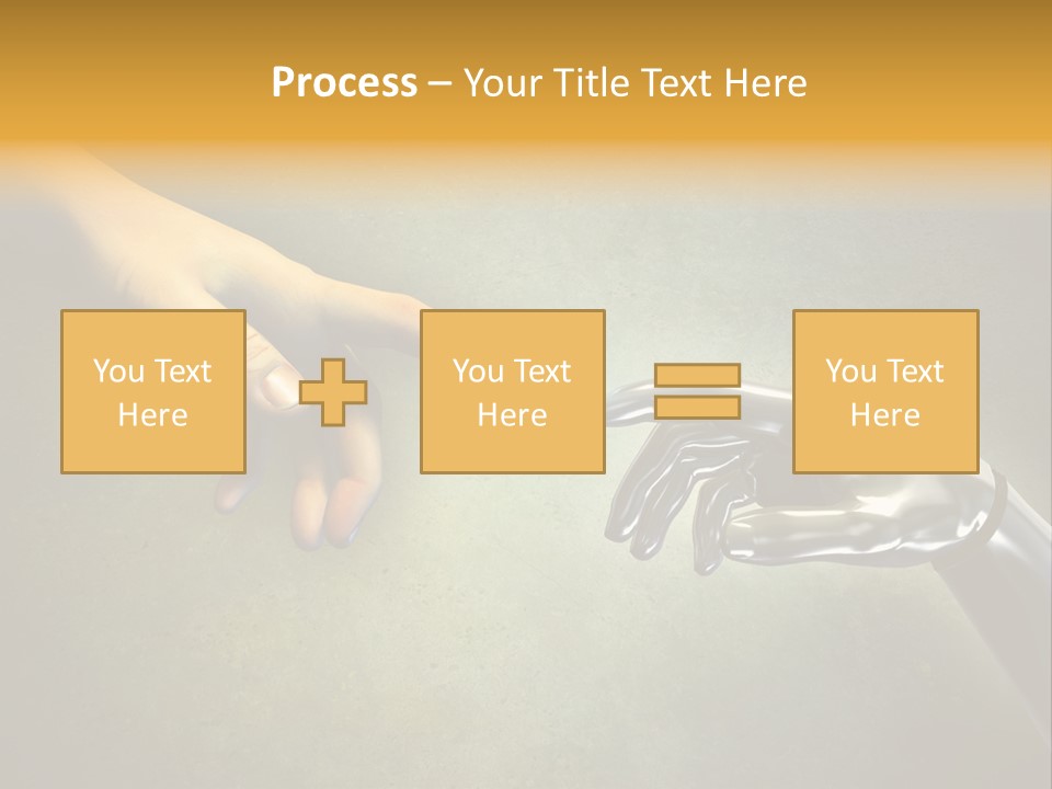 Robot Texture Skin PowerPoint Template