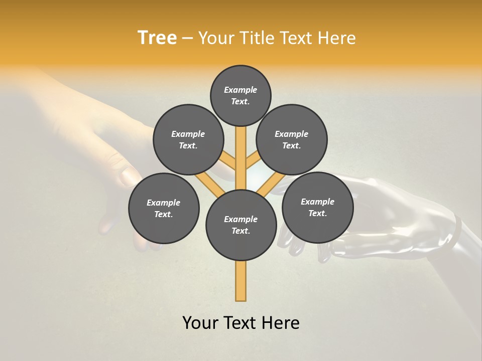 Robot Texture Skin PowerPoint Template