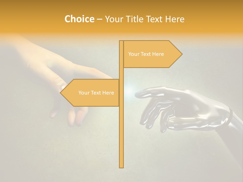Robot Texture Skin PowerPoint Template