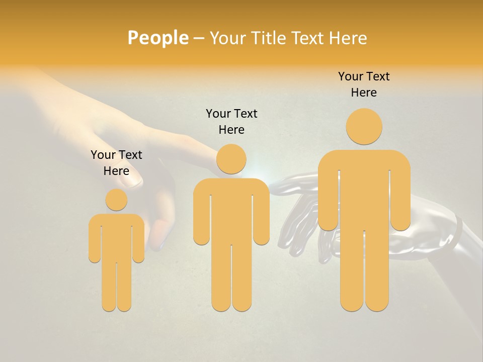 Robot Texture Skin PowerPoint Template
