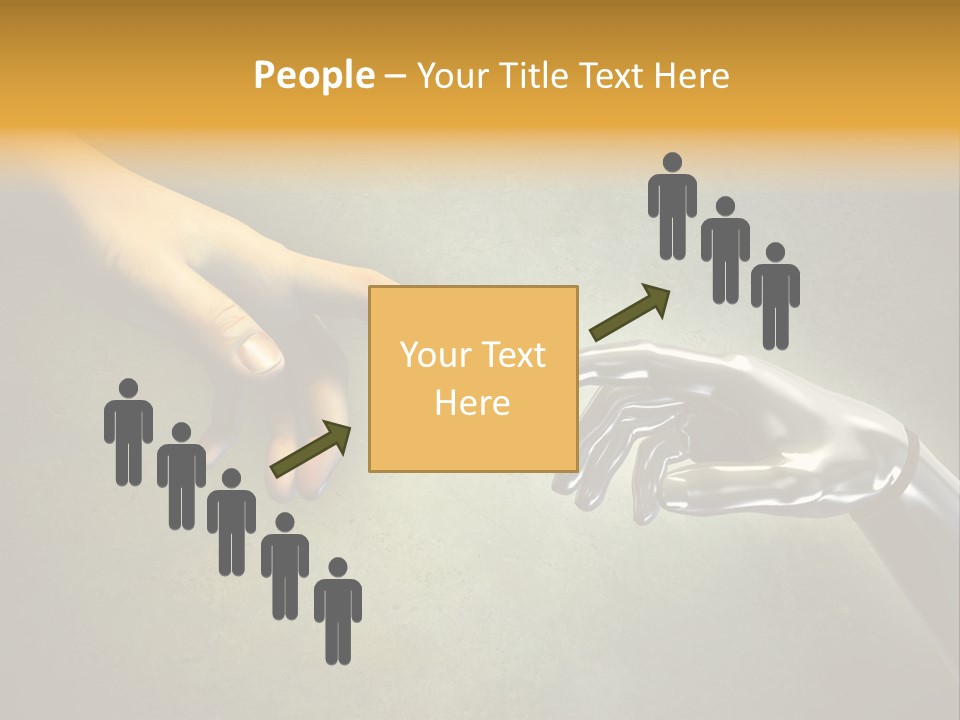 Robot Texture Skin PowerPoint Template