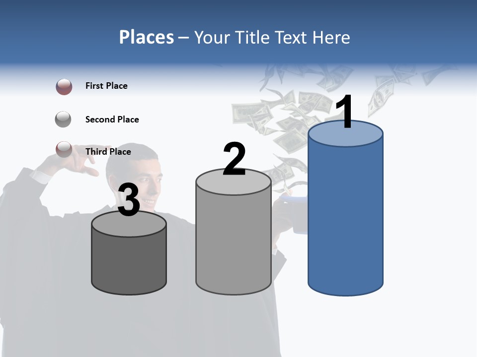 Male Power Confident PowerPoint Template