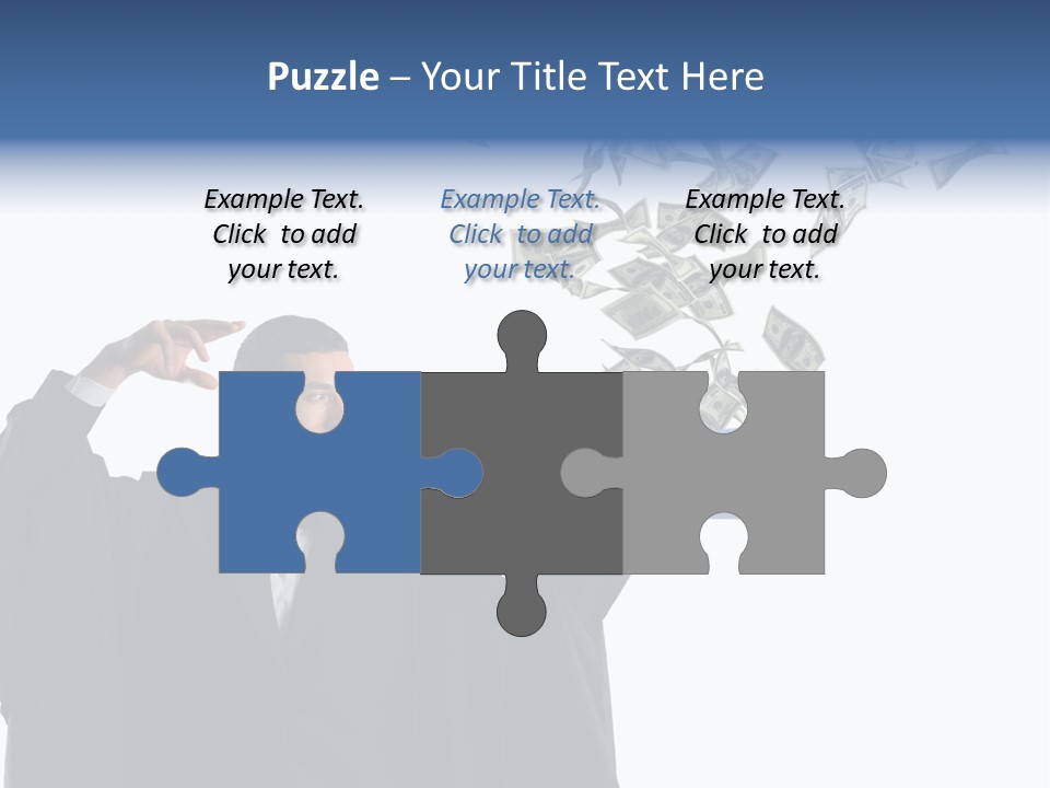 Male Power Confident PowerPoint Template