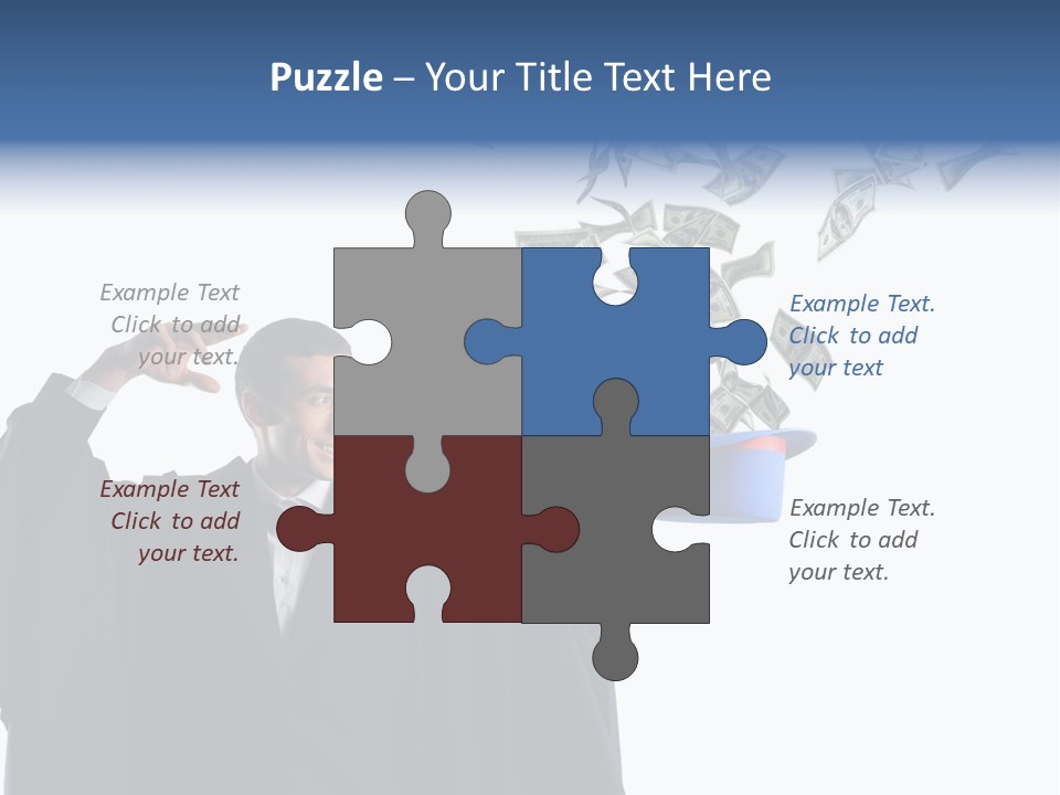 Male Power Confident PowerPoint Template