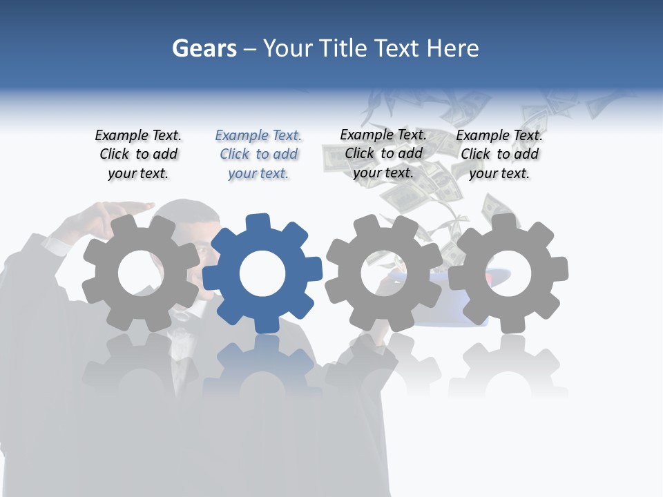 Male Power Confident PowerPoint Template