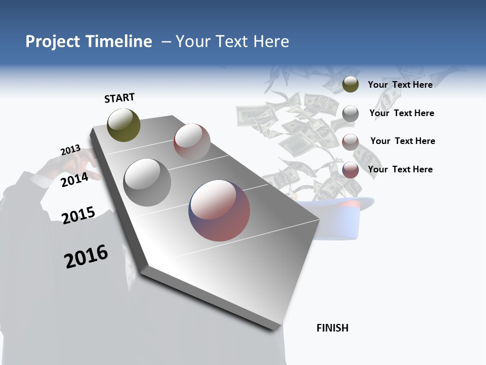 Male Power Confident PowerPoint Template