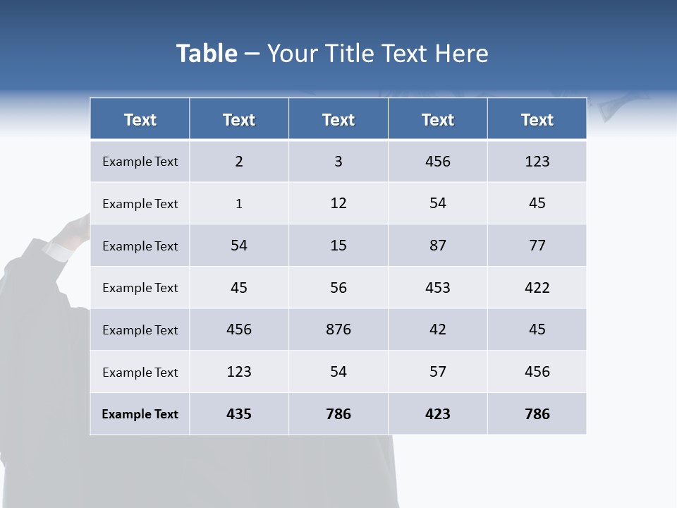 Male Power Confident PowerPoint Template