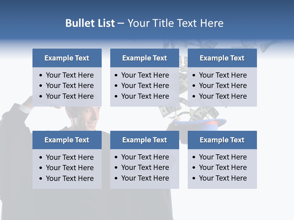 Male Power Confident PowerPoint Template