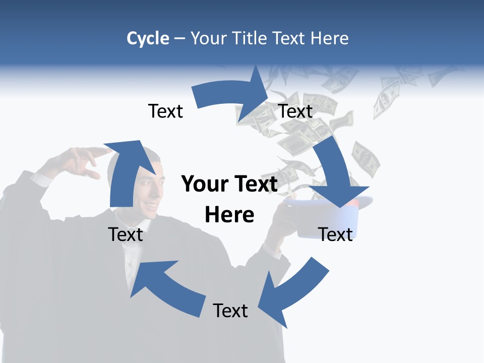 Male Power Confident PowerPoint Template